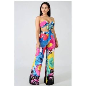 Floral 2pc set Multi